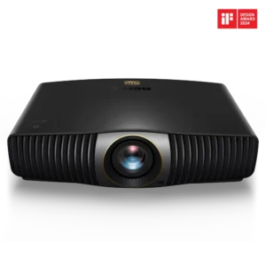 Front angle view of the premium BenQ W5800 4K Laser Projector for home theaters.